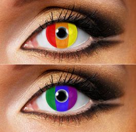Pride Contact Lenses (Rainbow) (90 Day)