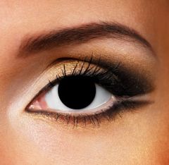 Blind black contact lenses