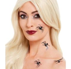 Smiffys 3D Spider Temporary Tattoos